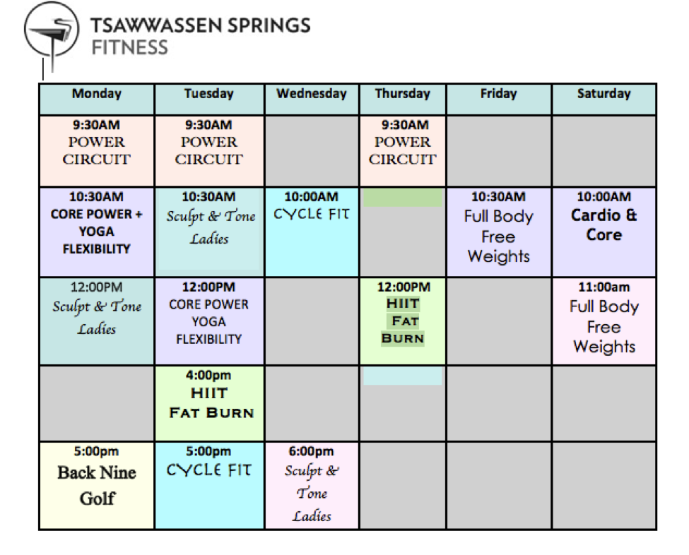 Schedule