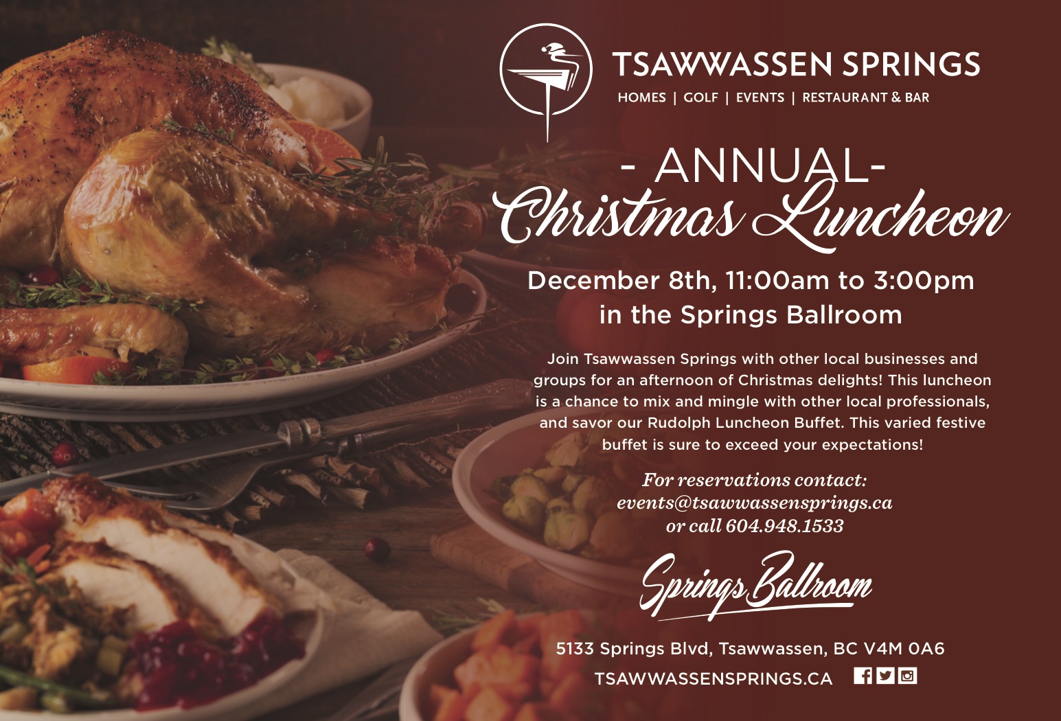 TWS Half Page Xmas Luncheon Ad InHouse